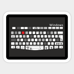 Thewindows Sticker